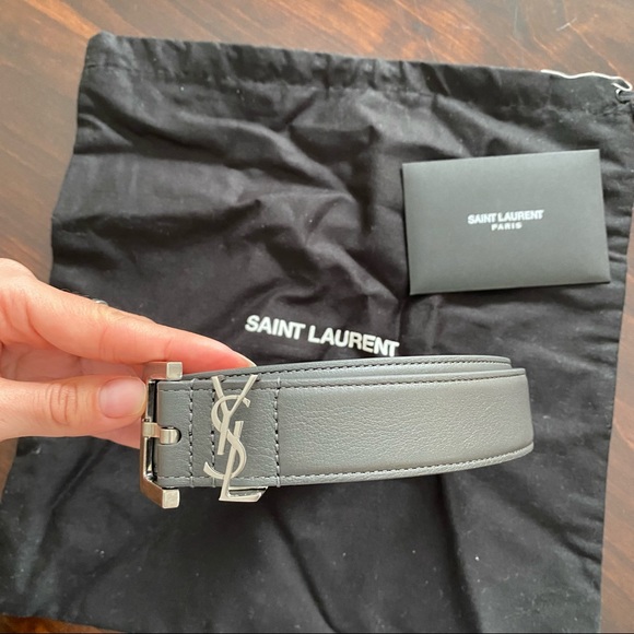 YSL 65cm length grey belt - Picture 2 of 6